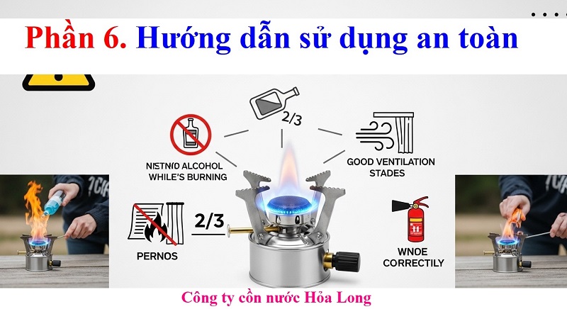 Cồn Đốt Bếp Cồn Là Gì? Cách Chọn Và Sử Dụng Hiệu Quả, An Toàn